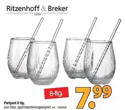 Zurbrüggen Ritzenhoff & breker partyset 8-tlg Angebot