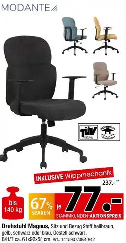Zurbrüggen Modante drehstuhl magnus Angebot