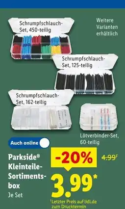 Lidl Parkside schrumpfschlauch-set, 450-teilig Angebot