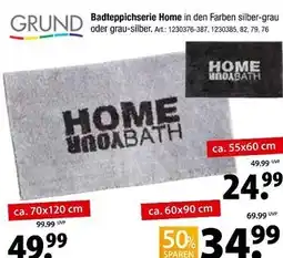 Zurbrüggen Grund badteppichserie home Angebot