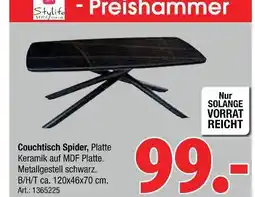 Zurbrüggen Stylife couchtisch spider Angebot