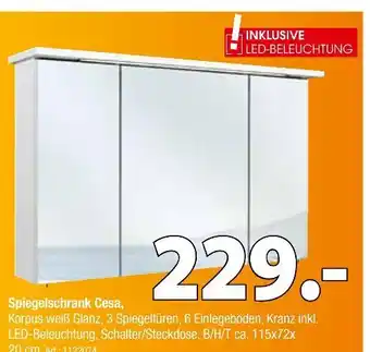 Zurbrüggen Spiegelschrank cesa Angebot