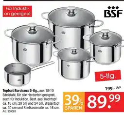 Zurbrüggen Bsf topfset bordeaux 5-tlg Angebot