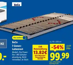 Lidl Beco 7-zonen-lattenrost Angebot