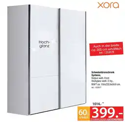 Zurbrüggen Xora schwebetürenschrank systema Angebot