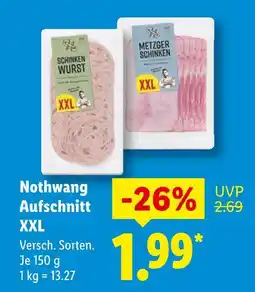 Lidl Nothwang aufschnitt xxl Angebot