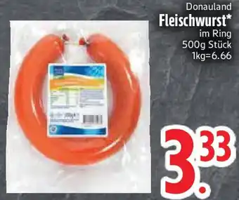 Edeka Donauland Fleischwurst Angebot