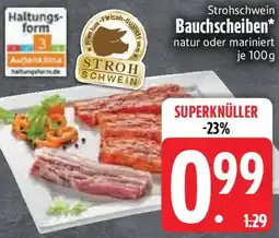 Edeka Strohschwein Bauchscheiben Angebot