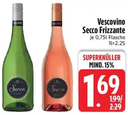 Edeka Vescovino Secco Frizzante Angebot