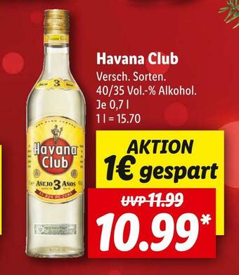 Lidl Havana club Angebot