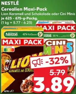 Kaufland NESTLÉ Cerealien Maxi-Pack Angebot