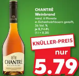 Kaufland CHANTRÉ Weinbrand Angebot