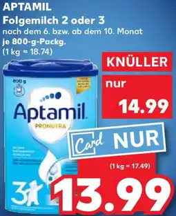 Kaufland APTAMIL Folgemilch 2 oder 3 Angebot