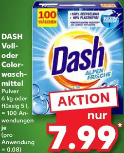 Kaufland DASH Voll- oder Color- waschmittel Angebot