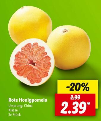 Lidl Rote honigpomelo Angebot