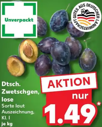 Kaufland Dtsch. Zwetschgen, lose Angebot