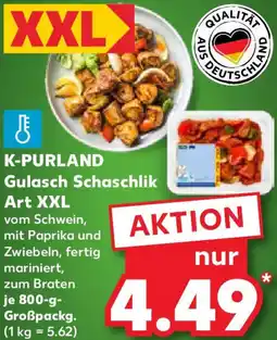 Kaufland K-PURLAND Gulasch Schaschlik Art XXL Angebot