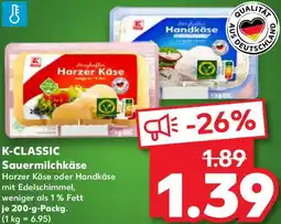 Kaufland K-CLASSIC Sauermilchkäse Angebot