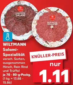 Kaufland WILTMANN Salami-Spezialität Angebot