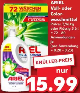 Kaufland ARIEL Voll- oder Colorwaschmittel Angebot