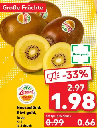 Kaufland Neuseeländ. Kiwi gold, lose Angebot