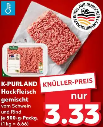 Kaufland K-PURLAND Hackfleisch gemischt Angebot