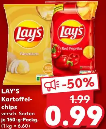 Kaufland LAY'S Kartoffel- chips Angebot