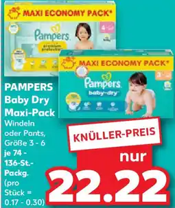 Kaufland PAMPERS Baby Dry Maxi-Pack Angebot