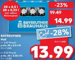 Kaufland BAYREUTHER Hell Angebot