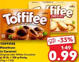 Kaufland TOFFIFEE Haselnuss in Caramel Angebot