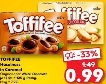 Kaufland TOFFIFEE Haselnuss in Caramel Angebot