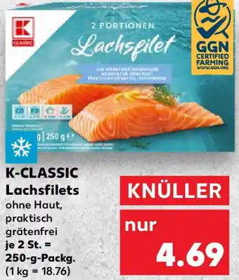 Kaufland K-CLASSIC Lachsfilets Angebot