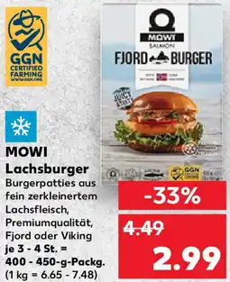 Kaufland MOWI Lachsburger Angebot
