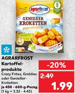 Kaufland AGRARFROST Kartoffel- produkte Angebot