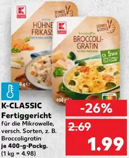 Kaufland K-CLASSIC Fertiggericht Angebot