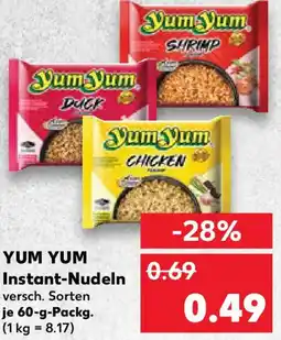 Kaufland YUM YUM Instant-Nudeln Angebot