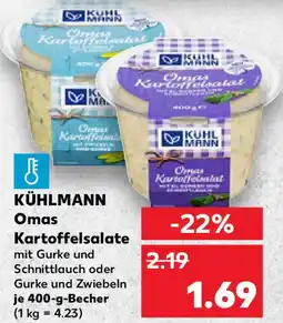 Kaufland KÜHLMANN Omas Kartoffelsalate Angebot