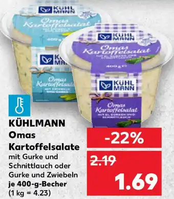 Kaufland KÜHLMANN Omas Kartoffelsalate Angebot