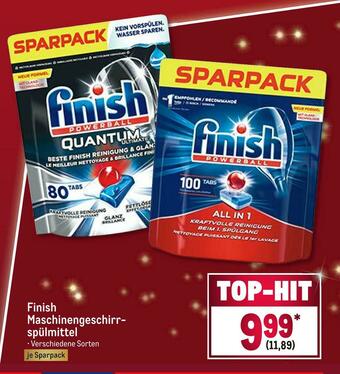 METRO Finish maschinengeschirrspülmittel Angebot
