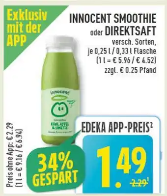 Marktkauf Innocent smoothie Angebot