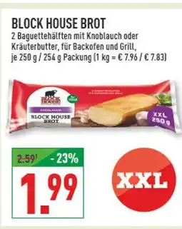 Marktkauf Block house block house brot knoblauch Angebot