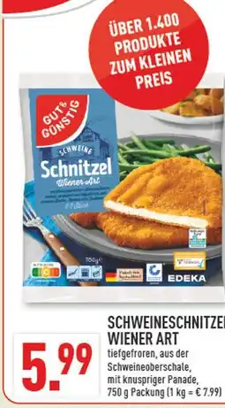 Marktkauf Gut & günstig schweineschnitzel wiener art Angebot