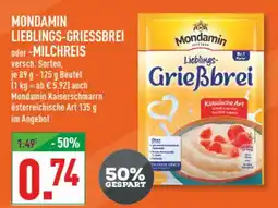 Marktkauf Mondamin lieblings-grießbrei Angebot