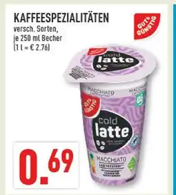 Marktkauf Gut&günstig cold latte macchiato Angebot