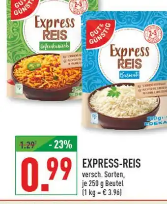 Marktkauf Gut & günstig express reis basmati Angebot