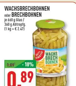 Marktkauf Gut & günstig wachsbrechbohnen Angebot