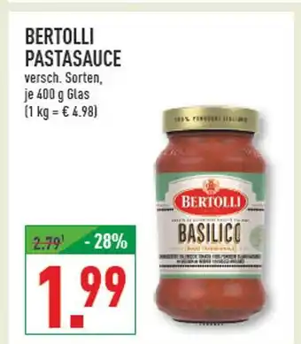 Marktkauf Bertolli pastasauce Angebot