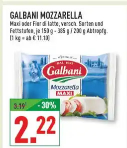 Marktkauf Galbani mozzarella maxi oder fior di latte Angebot
