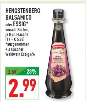 Marktkauf Hengstenberg balsamico essig Angebot