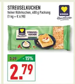 Marktkauf Edeka herzstücke streuselkuchen Angebot